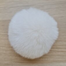 Bumbulas kepurei 0079 sniego baltas