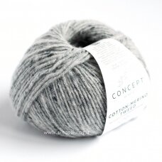 Cotton Merino Tweed 506 pilka