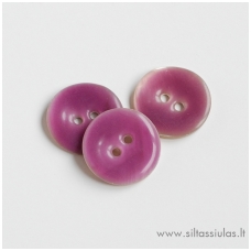 Enamel Coated Mother of Pearl Button (Lilac)
