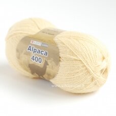 Hjertegarn Alpaca 400 vanilės geltona 1100