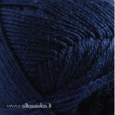 Hjertegarn Bamboo Wool 1660 tamsiai mėlyna