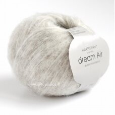 Hjertegarn Dream Air 434 šviesiai pilka