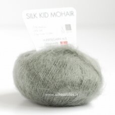 Hjertegarn Silk Kid Mohair 5806 žalsvo plieno pilka