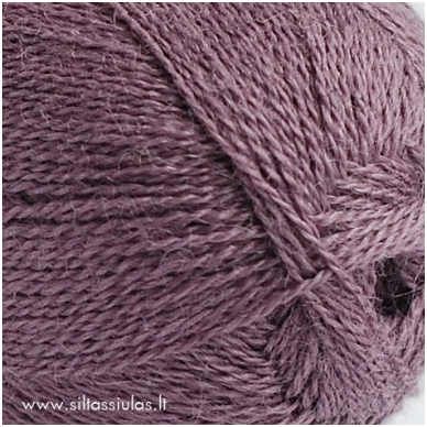 Hjertegarn Alpaca 400 gray purple 1850 1
