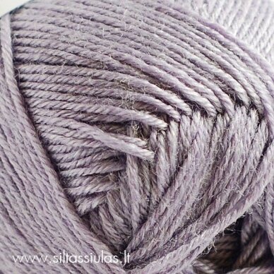 Hjertegarn Bamboo Wool 3906 gray purple 1