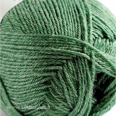 Hjertegarn Bamboo Wool 6114 pušies žalia