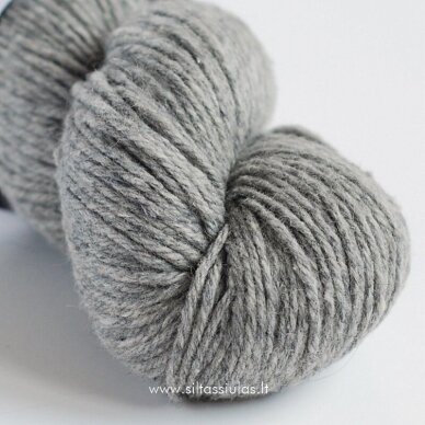 Hjertegarn New Life Wool 3010 šviesiai pilka