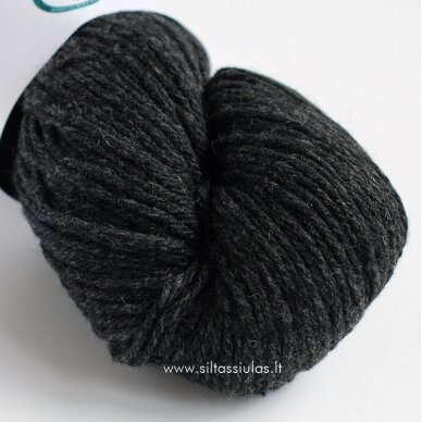 Hjertegarn New Life Wool 3040 beveik juoda