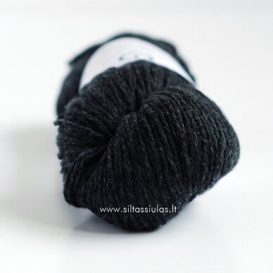 Hjertegarn New Life Wool 3040 beveik juoda