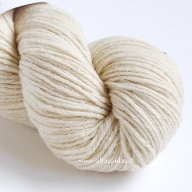 Hjertegarn New Life Wool 3100 natūrali balta 1