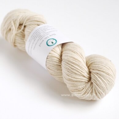 Hjertegarn New Life Wool 3100 natūrali balta 2