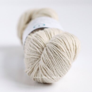 Hjertegarn New Life Wool 3100 natūrali balta