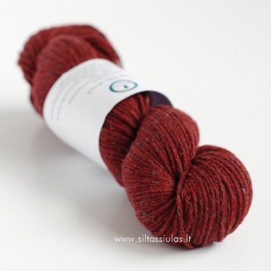 Hjertegarn New Life Wool 7080 tamsiai raudona 2