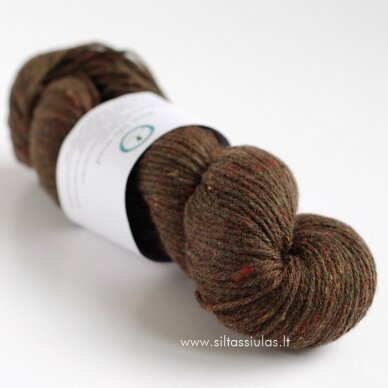 Hjertegarn New Life Wool 7100 alyvuogių žaliai ruda 2