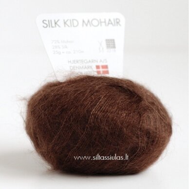 Hjertegarn Silk Kid Mohair 1116 coffee brown