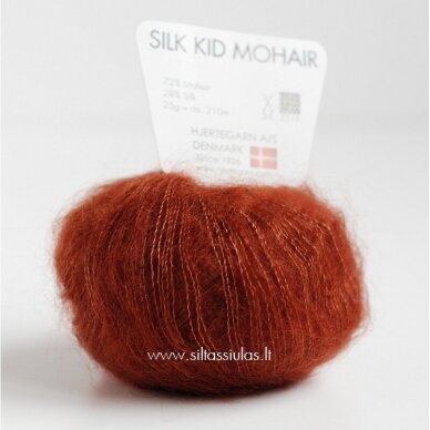 Hjertegarn Silk Kid Mohair 1333 copper brown