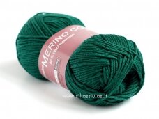 Merino Cotton 1420 tamsi žalia