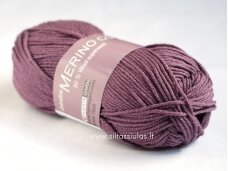 Merino Cotton 1850 pilkai violetinė