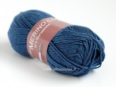 Merino Cotton 904 tumši džinsa zils