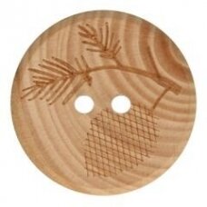 Wooden button "Pine"