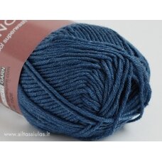 Merino Cotton 904 tamsių džinsų mėlyna