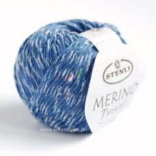 Merino Tweed 15514 džinsa zils