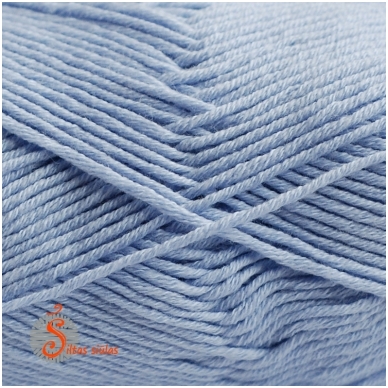 Merino Cotton 1620 šviesiai mėlyna 1
