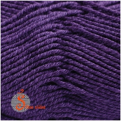 Merino Cotton 1800 tamsiai violetinė 1
