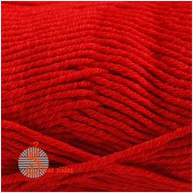 Merino Cotton 2060 raudona 1