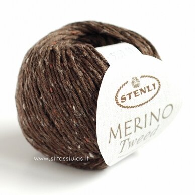 Merino Tweed 65509 wood brown