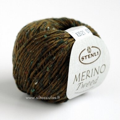 Merino Tweed 83521 moss green