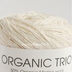 Hjertegarn Organic Trio 5012 drobės balta