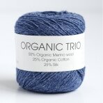 Hjertegarn Organic Trio 5001 dark blue