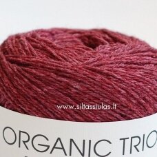 Hjertegarn Organic Trio 5016 cherry burgundy