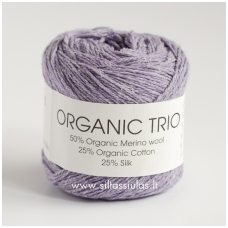 Hjertegarn Organic Trio 5029 light lilac purple