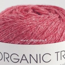 Hjertegarn Organic Trio 5030 raspberry red