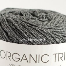 Hjertegarn Organic Trio 5032 graphite gray