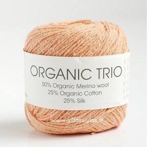 Hjertegarn Organic Trio 5024 laša apelsīns