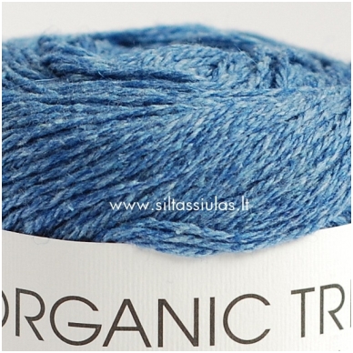 Hjertegarn Organic Trio 5004 ocean blue 1
