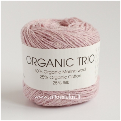 Hjertegarn Organic Trio 5015 light pink