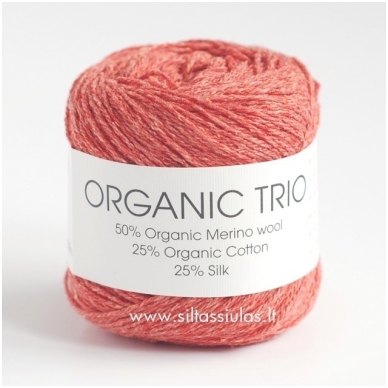 Hjertegarn Organic Trio 5017 rudens oranžinė