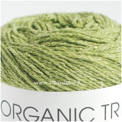 Hjertegarn Organic Trio 5020 pavasario žalia 1