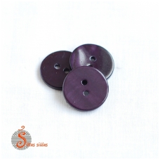 Mother-of-pearl button 210 dark purple
