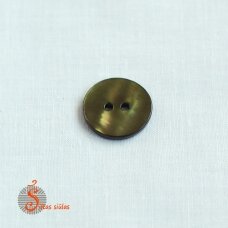 Mother-of-pearl button 542 dark moss
