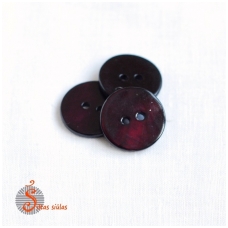 Mother-of-pearl button 763 burgundy