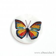 Mother-of-pearl button "Butterfly"