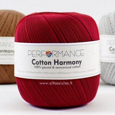 Performance Cotton Harmony 363 cherry red