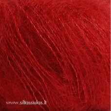 Hjertegarn Silk Kid Mohair 1045 sodri raudona