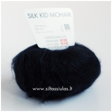 Hjertegarn Silk Kid Mohair 1081 juoda