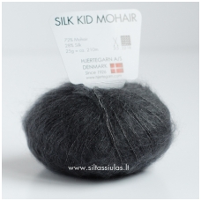 Hjertegarn Silk Kid Mohair 1175 plieno pilka